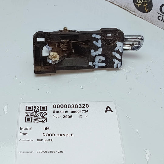 ALFA ROMEO 156 DOOR HANDLE SEDAN 02/99-12/06 99 00 01 02 03 04 05 06