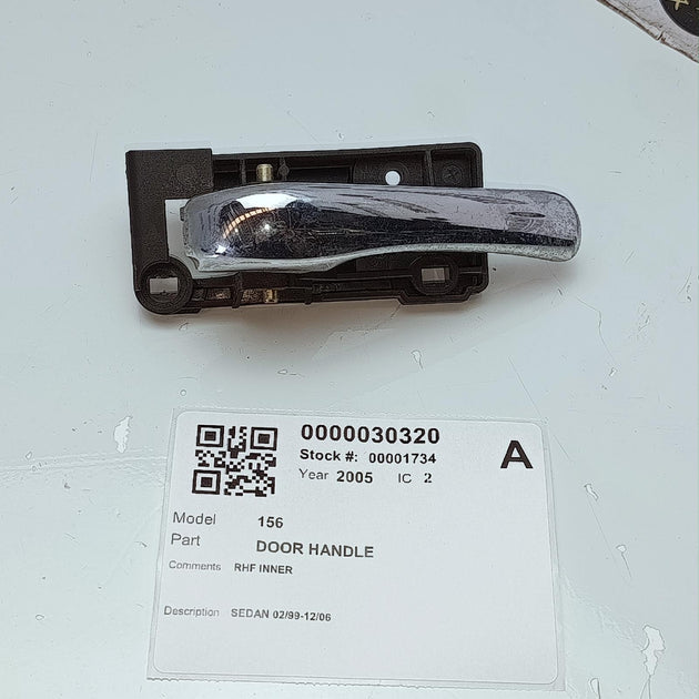 ALFA ROMEO 156 DOOR HANDLE SEDAN 02/99-12/06 99 00 01 02 03 04 05 06