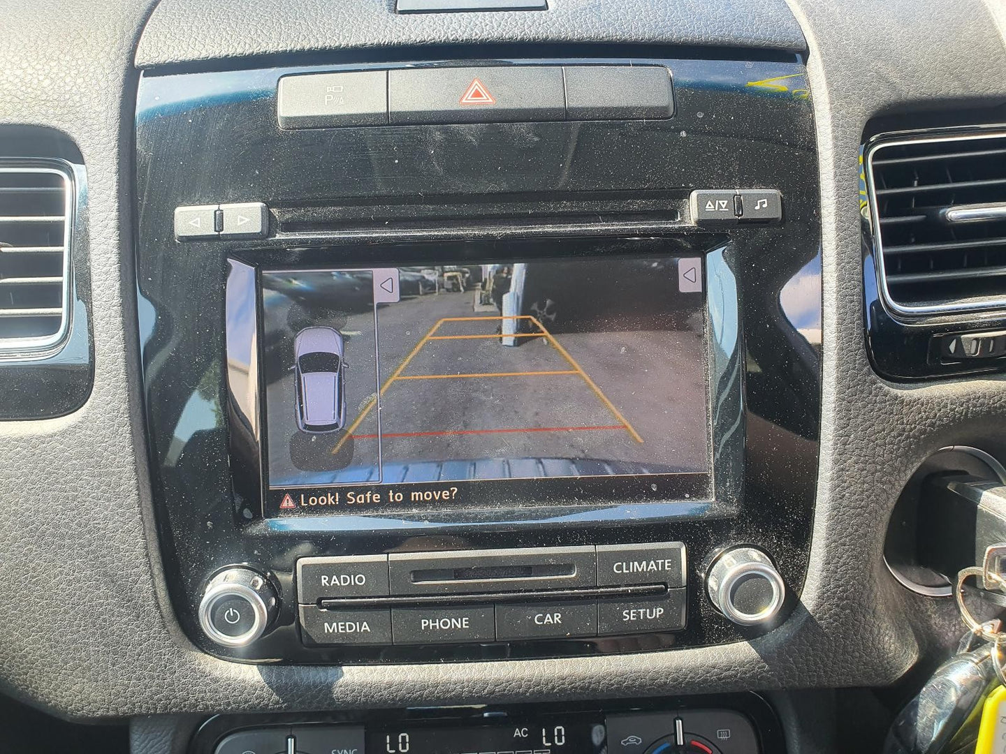 VOLKSWAGEN TOUAREG STEREO/HEAD UNIT, 7P6035190B, 7P, 12/10-04/18 10 11 12 1