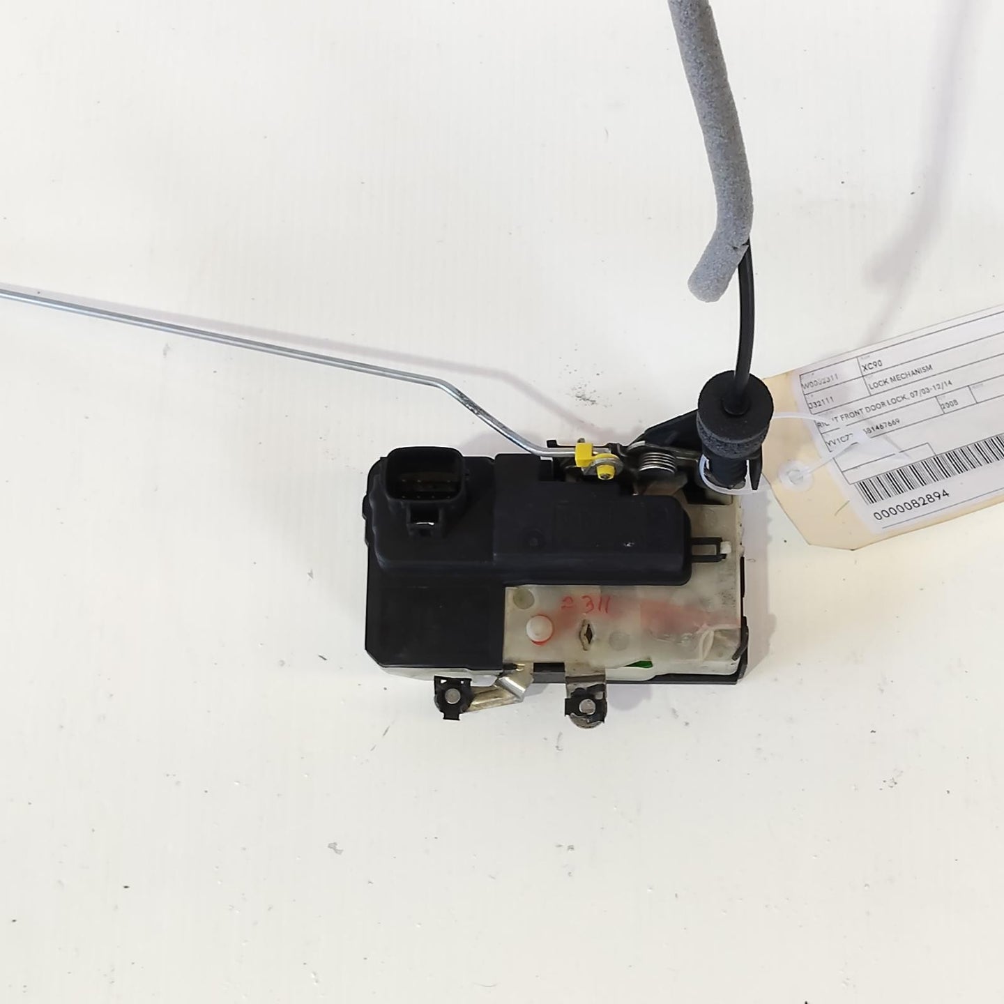 VOLVO XC90 LOCK MECHANISM RIGHT FRONT DOOR LOCK, 07/03-12/14 03 04 05 06 07 08 0