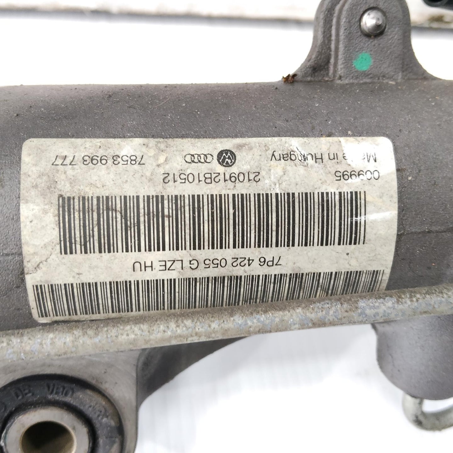 VOLKSWAGEN TOUAREG STEERING BOX/RACK 7P, DIESEL, 7P6422055G 12/10-04/18 