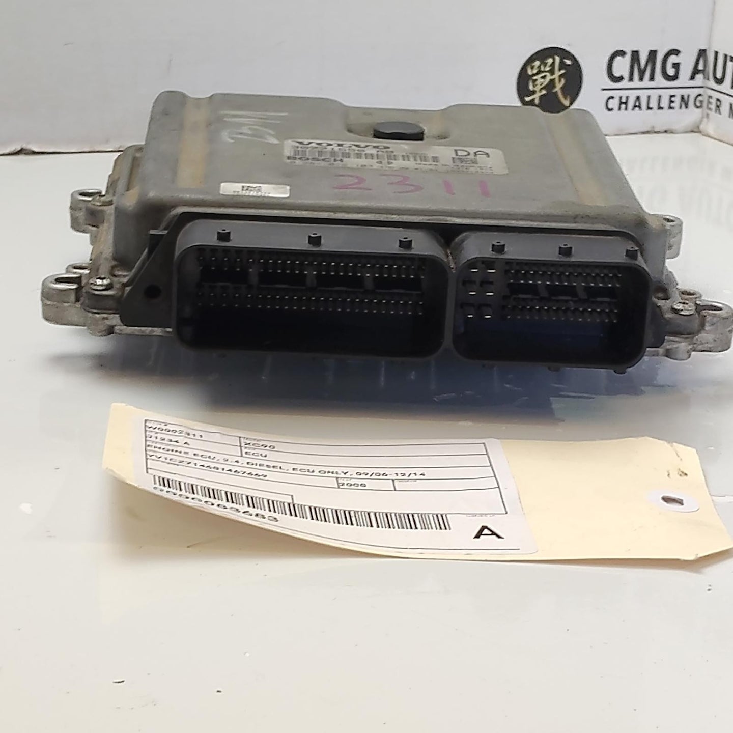 VOLVO XC90 ECU ENGINE ECU, 2.4, DIESEL, ECU ONLY,30771550AB, 09/06-12/14 