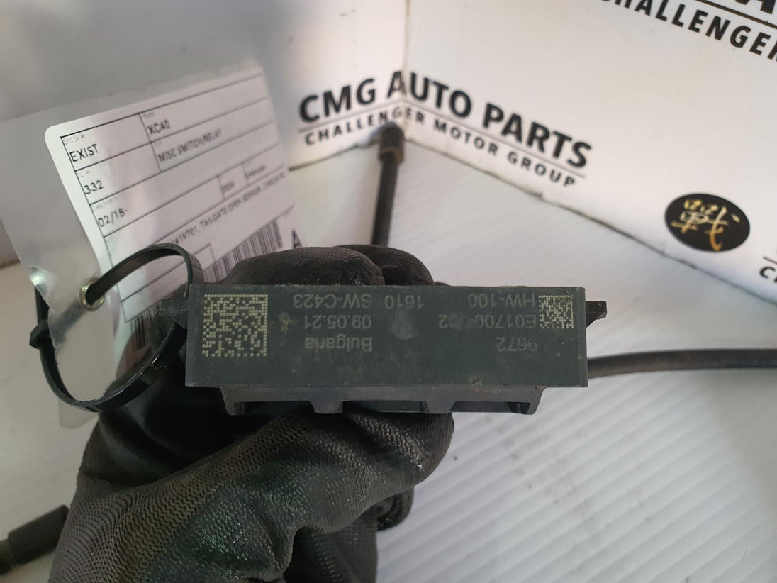 VOLVO XC40 E01700-100, 31419701, TAILGATE SENSOR 02/18- 18 19 20 21 22 23 24 25