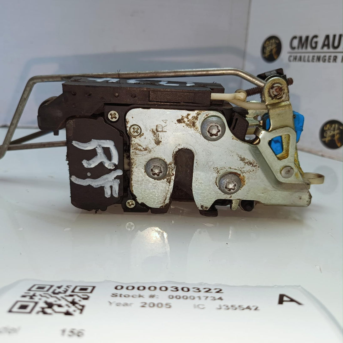 ALFA ROMEO 156 LOCK MECHANISM RIGHT FRONT DOOR LOCK, 02/99-05/06 99 00 01 02 03 