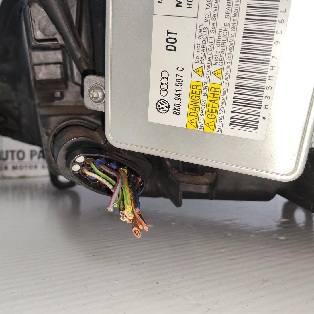 VOLKSWAGEN TOUAREG RIGHT HEADLAMP 7P2941752, XENON, 12/10-07/14 10 11 12 13 14