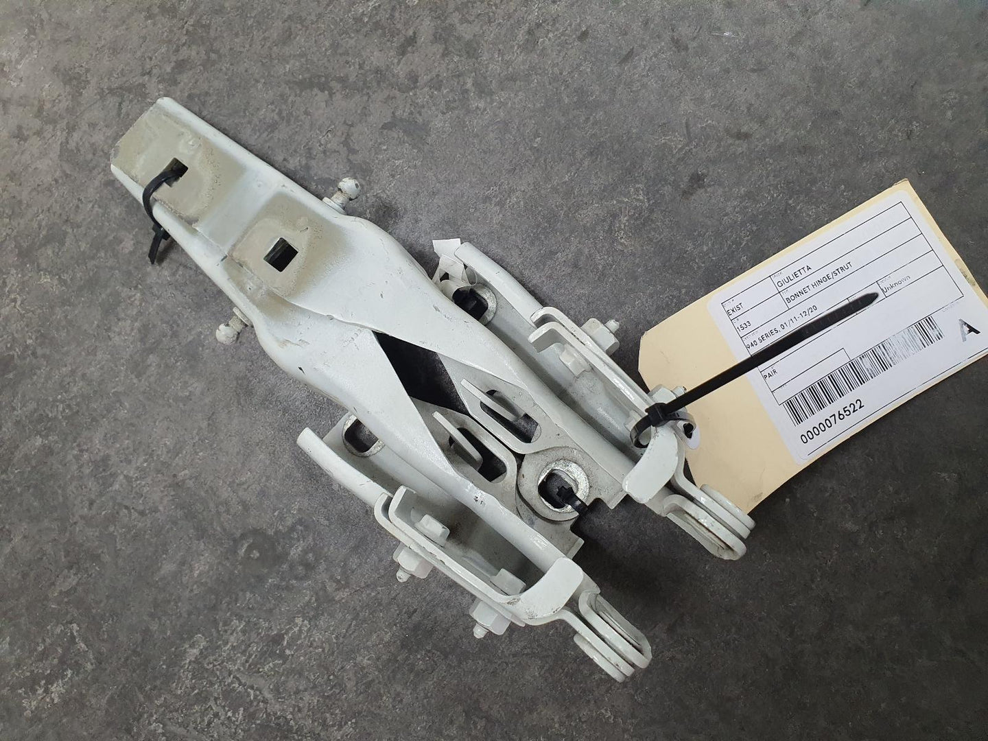 ALFA ROMEO GIULIETTA BONNET HINGE/STRUT 940 SERIES, 01/11-12/20 11 12 13 14 15 1