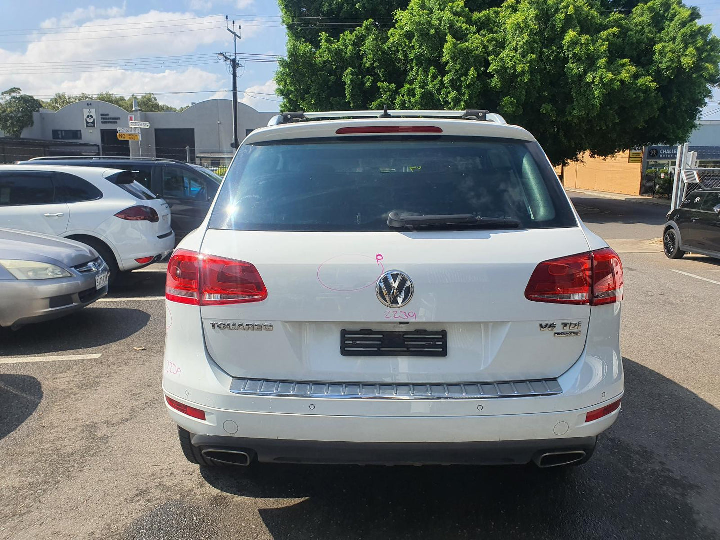 VOLKSWAGEN TOUAREG RIGHT TAILLIGHT 7P, IN BUMPER, REFLECTOR, 12/10-04/18 10 11 1