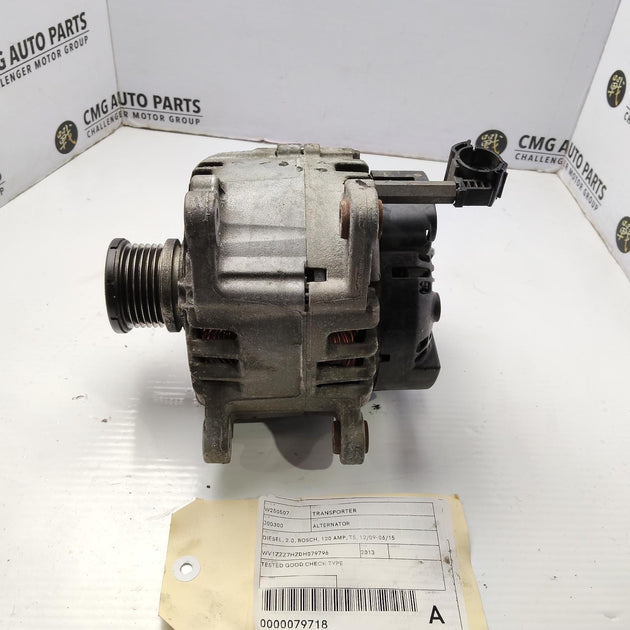 VOLKSWAGEN TRANSPORTER ALTERNATOR T5, DIESEL, 2.0, VALEO, 03L903024G, T5, 12/09-