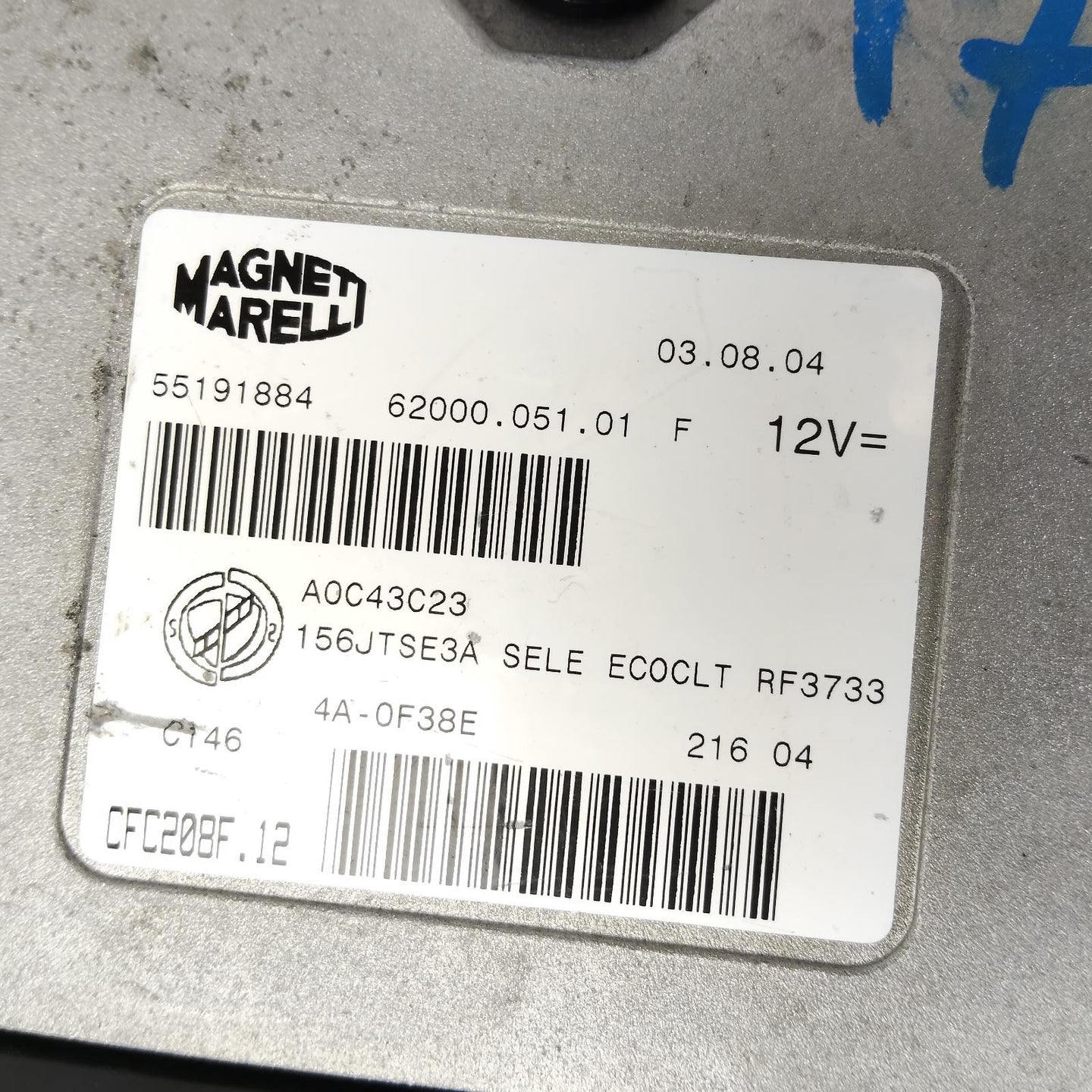 ALFA ROMEO 156 ECU TRANS ECU, AUTO T/M TYPE,55191884, 02/99-05/06 