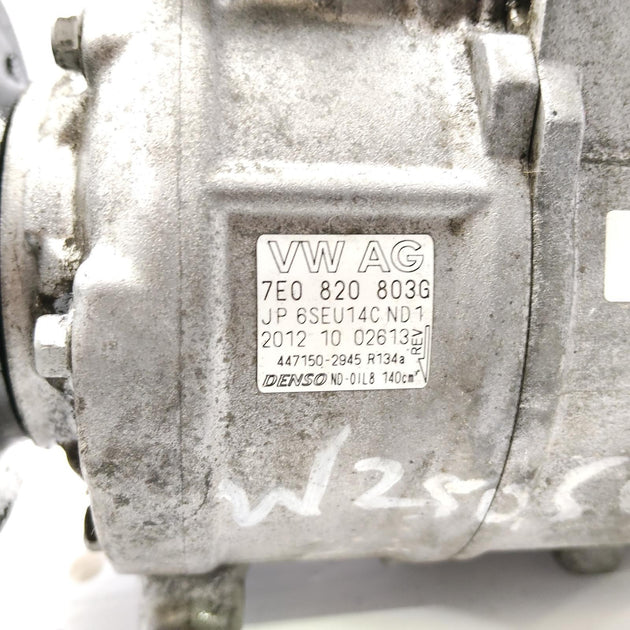 VOLKSWAGEN TRANSPORTER A/C COMPRESSOR T5, 2.0, DIESEL, P/N 7E0820803G, 08/04-06/