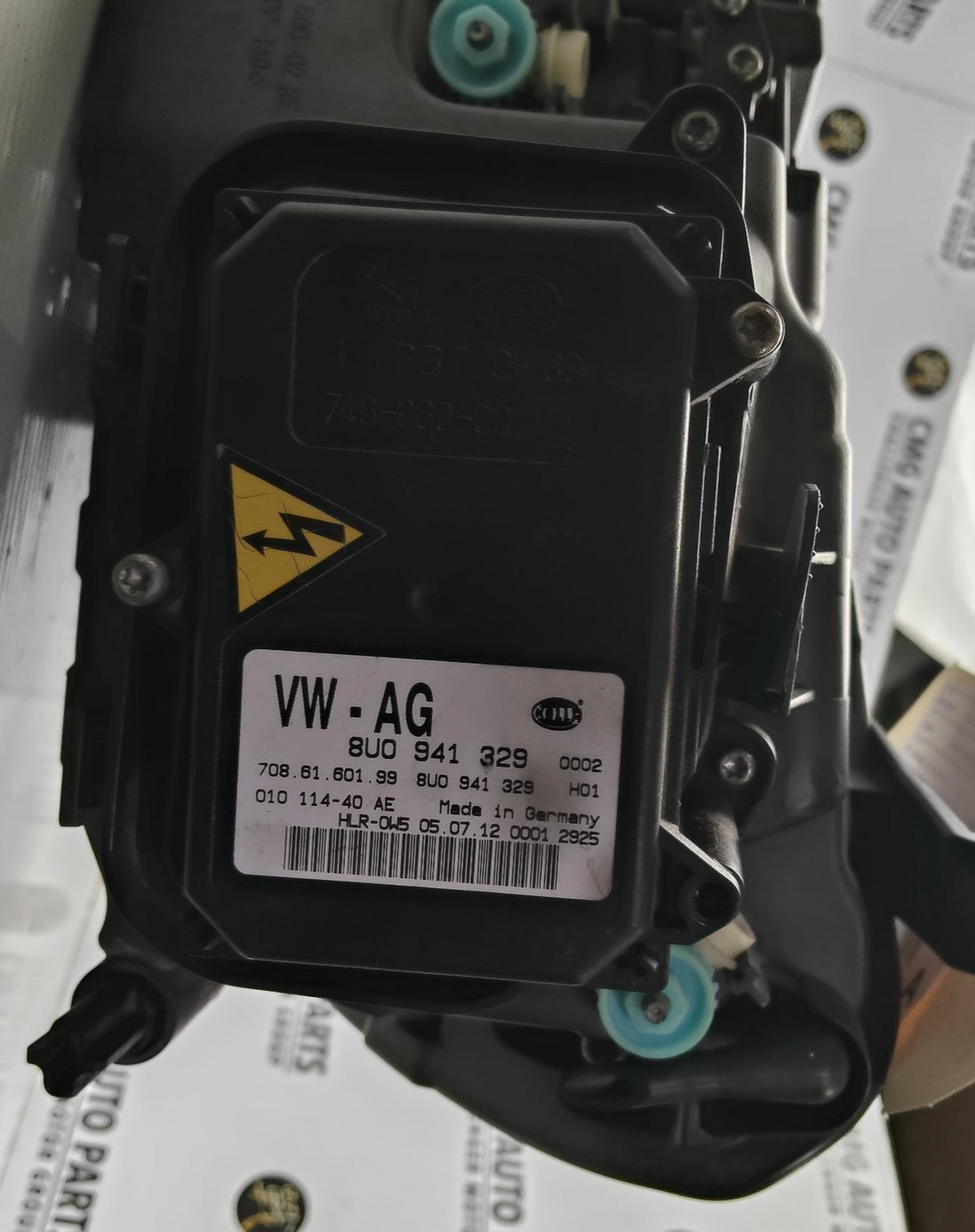 VOLKSWAGEN TOUAREG RIGHT HEADLAMP 7P2941752, XENON, 12/10-07/14 10 11 12 13 14