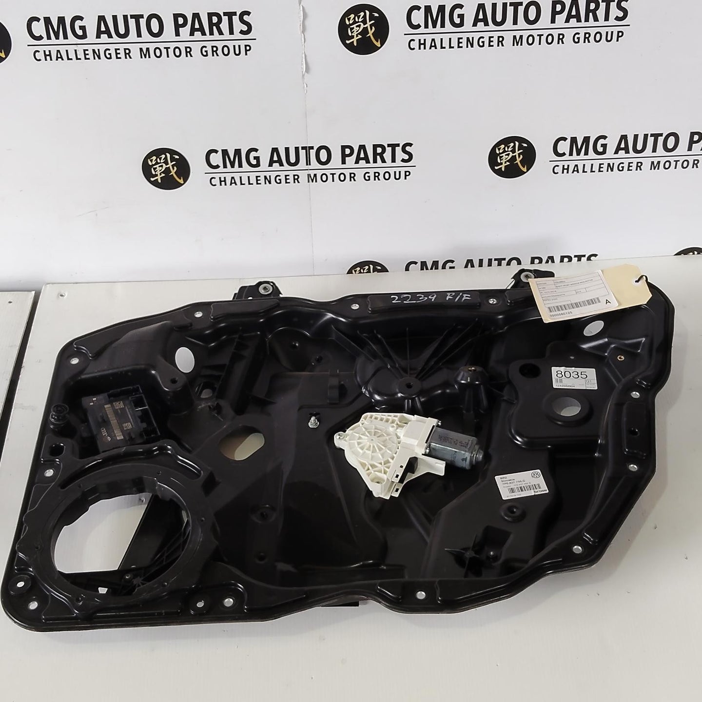 VOLKSWAGEN TOUAREG RIGHT FRONT WINDOW REG/MOTOR 7P,7P6837756C, 12/10-04/18 