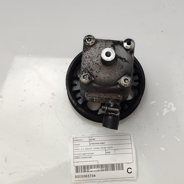 VOLVO XC90 STEERING PUMP DIESEL, 2.4, D5244T, TURBO,31202936, 09/06-12/14 