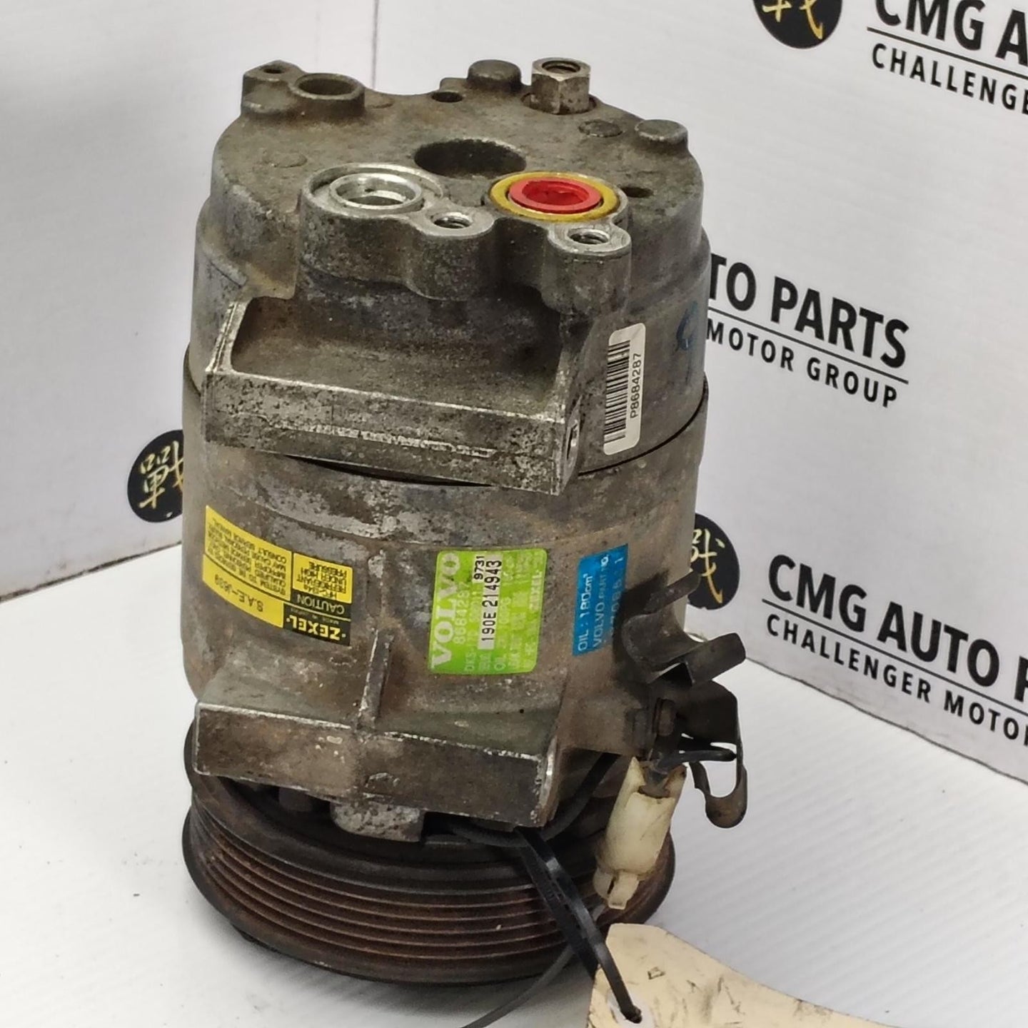 VOLVO S60/V60 A/C COMPRESSOR CHASS 093489-,8684287, 11/00-08/09 