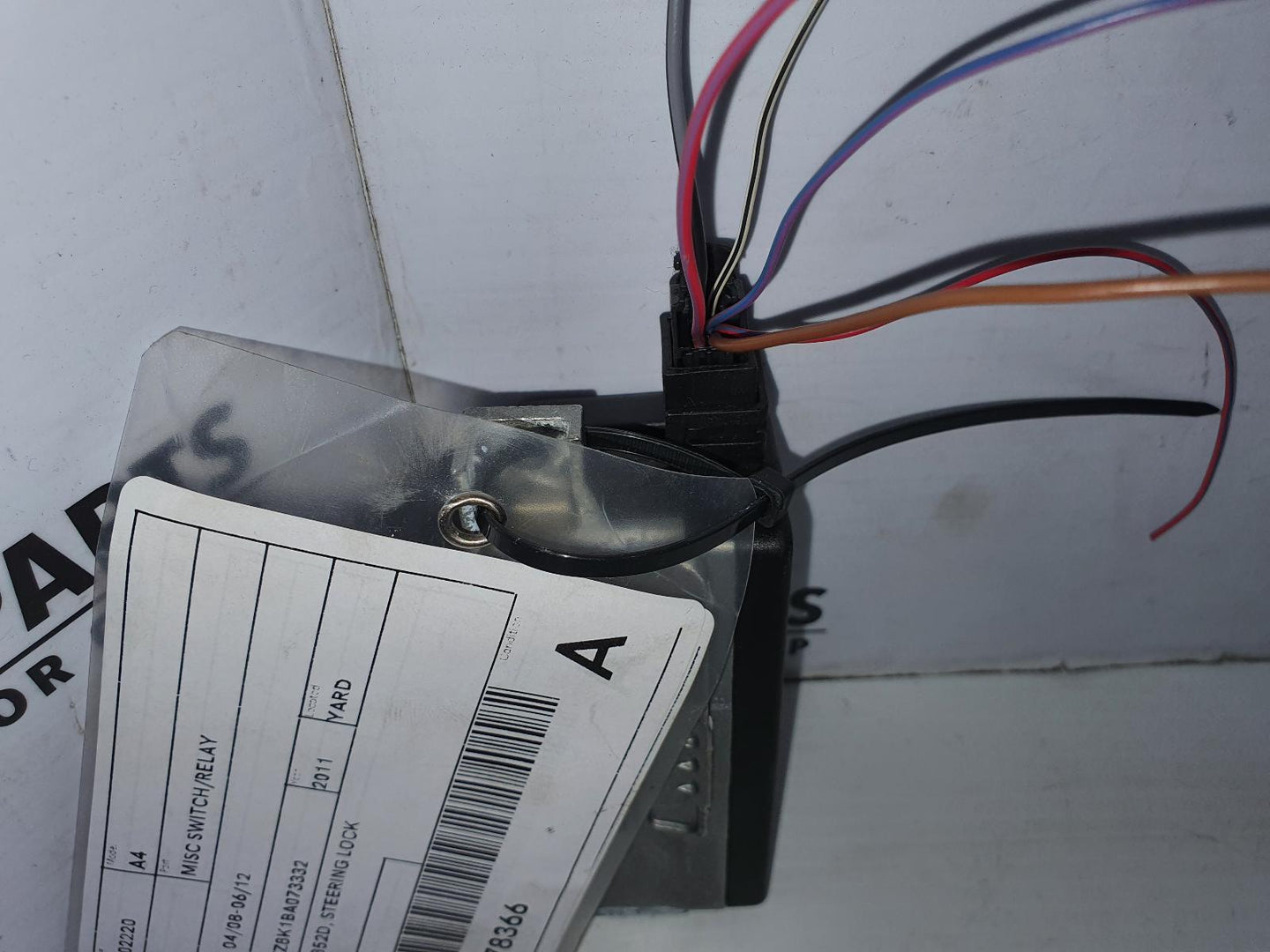 AUDI A4 8K0905852D, STEERING LOCK, 04/08-06/12 08 09 10 11 12