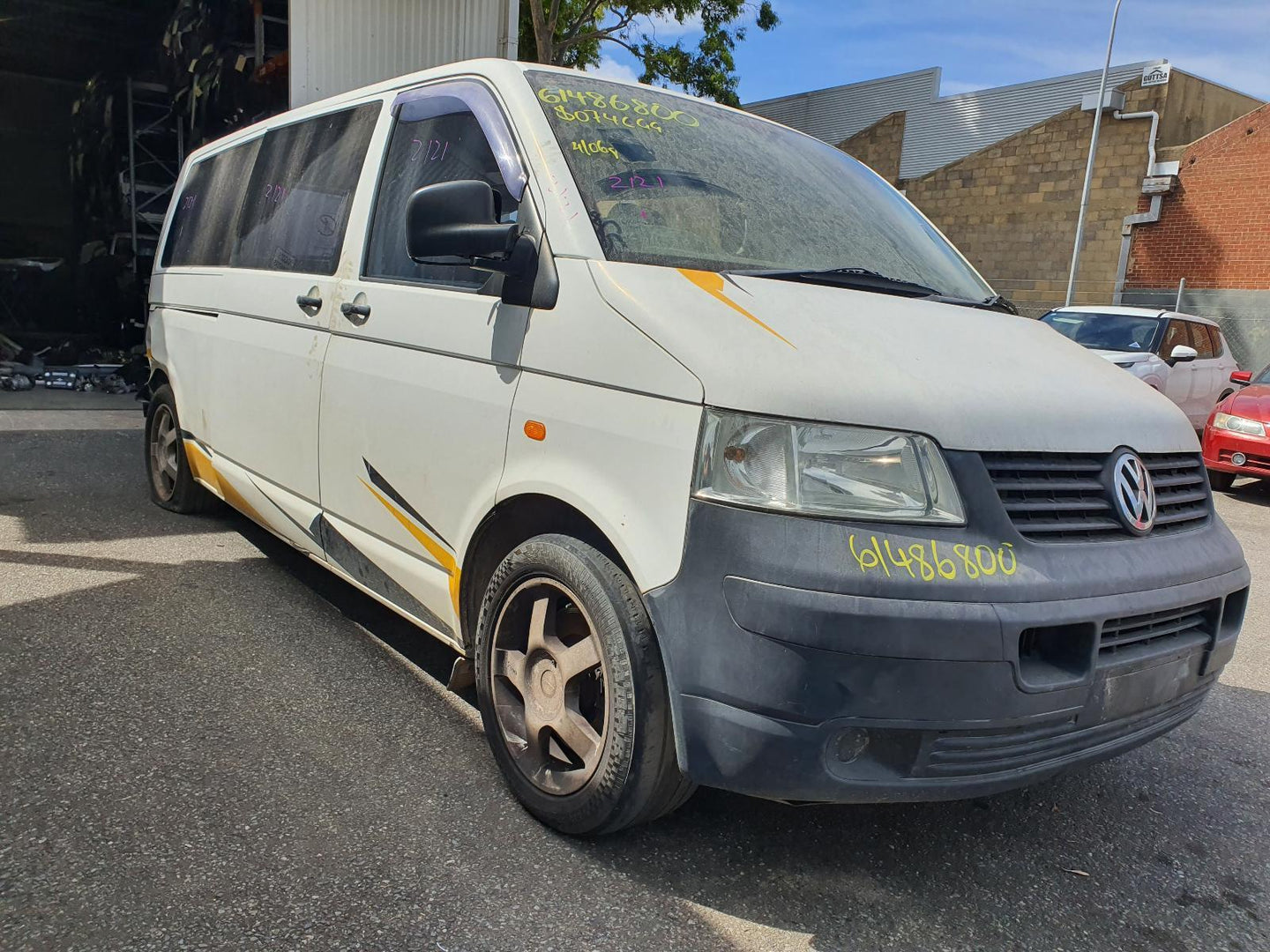 VOLKSWAGEN TRANSPORTER A/C COMPRESSOR T5, 3.2, PETROL, P/N 7H0820803D, 08/04-02/