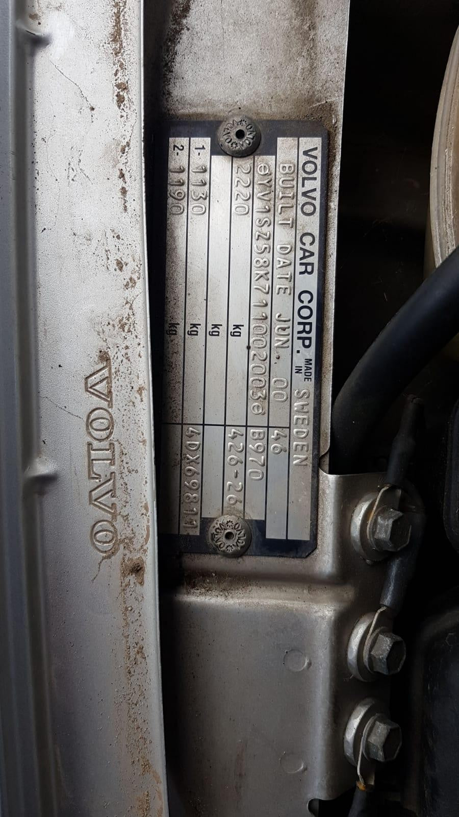 VOLVO S70/V70/C70 A/C COMPRESSOR CHASS -046785,8708581, 03/00-12/0