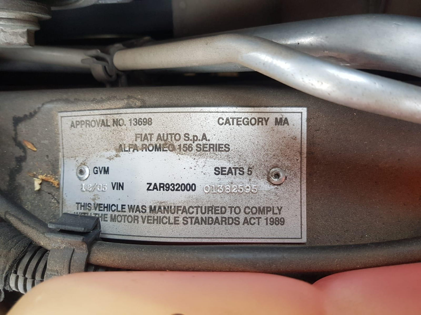 ALFA ROMEO 156 ECU TRANS ECU, AUTO T/M TYPE,55191884, 02/99-05/06 