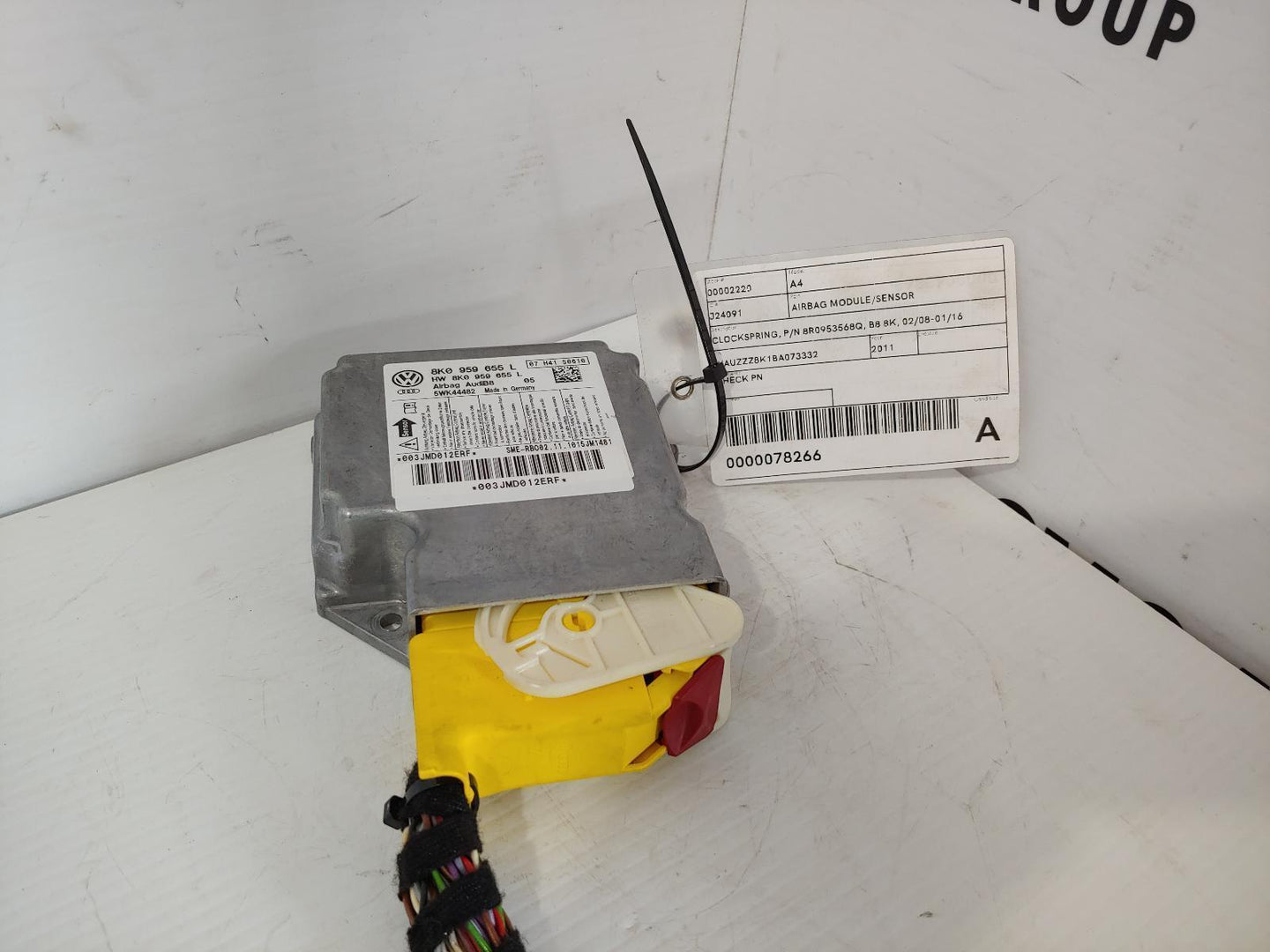 AUDI A4 A/ BAG  MODULE,  AUDI, 02/08-06/12 08 09 10 11 12