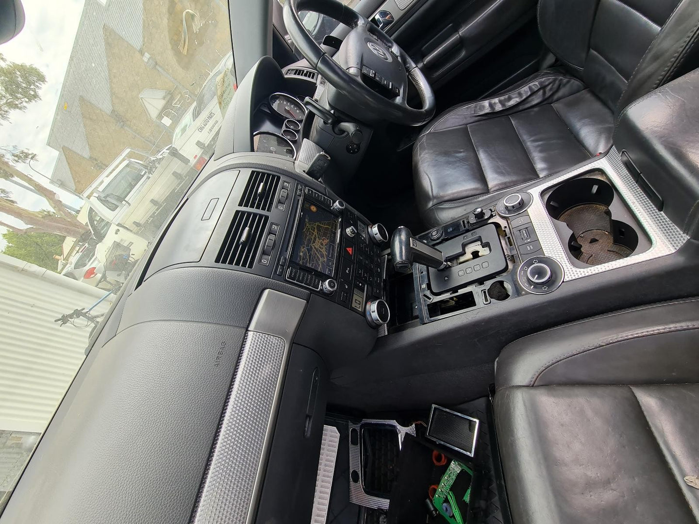 VOLKSWAGEN TOUAREG STEERING WHEEL LEATHER, 7L, 09/03-12/10 03 04 05 06 07 08 09 