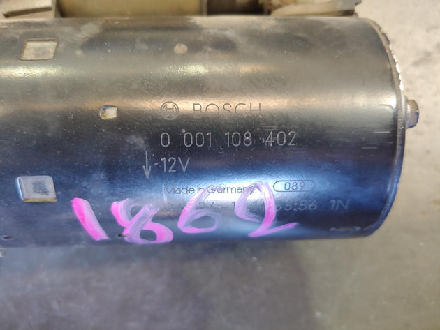 VOLVO V50 STARTER MOTOR PETROL, B5244S/B5254T3, BOSCH P/N 0001108402, 03/04-08/1