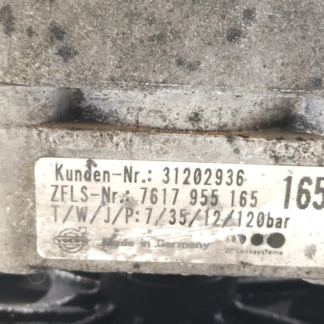 VOLVO XC90 STEERING PUMP DIESEL, 2.4, D5244T, TURBO,31202936, 09/06-12/14 